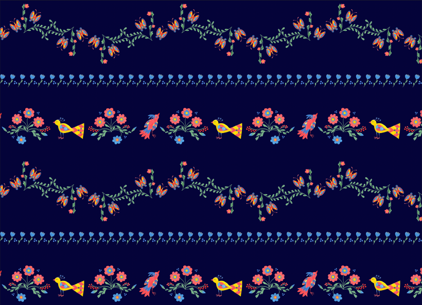 My project in Illustrated Pattern Design course 5