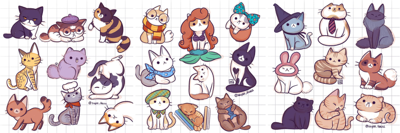 Personal Cats Illustration 4