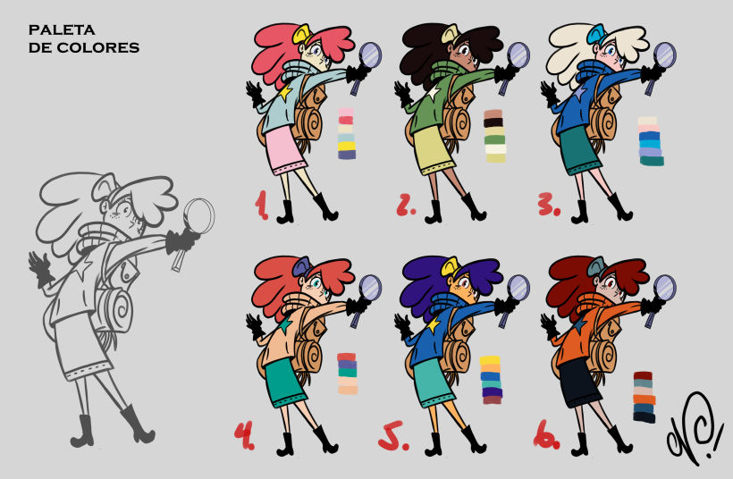 Mi Proyecto del curso: Diseño de personajes para animación con Photoshop 7