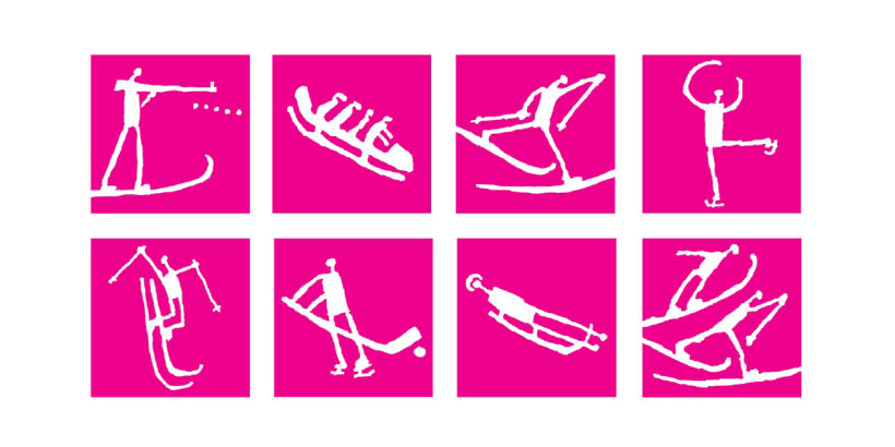 The unique look of the 1994 Lillehammer pictograms helped them represent both cultural heritage and practical information