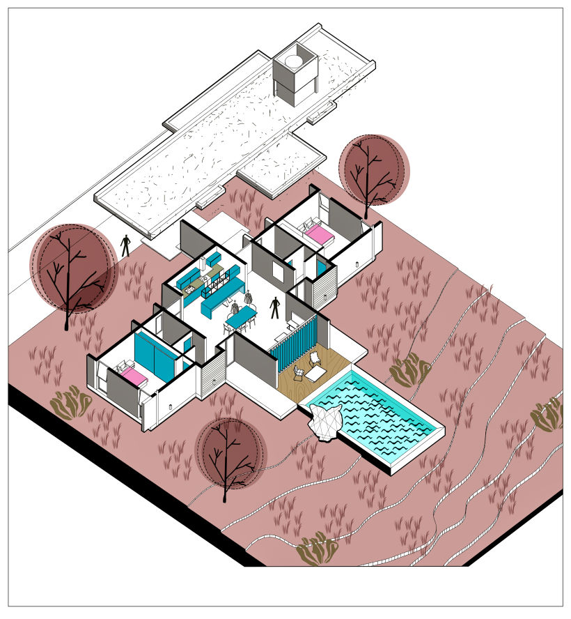 Mi Proyecto del curso: Ilustración digital de proyectos arquitectónicos 1