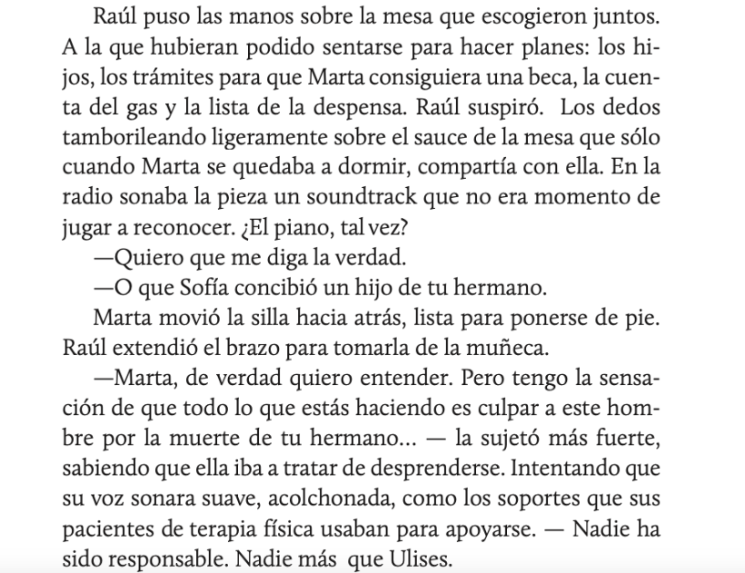 Fragmento de la conversación con Raúl