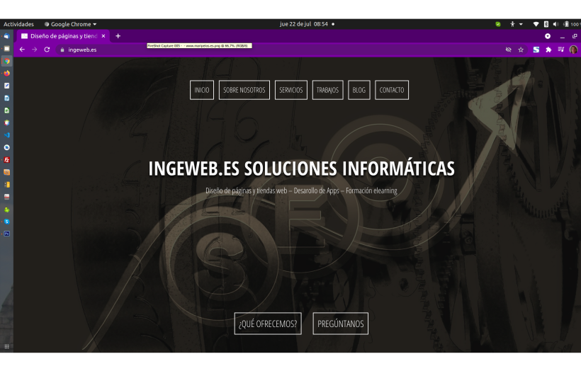 Nueva web de Ingeweb.es Soluciones Informáticas 2
