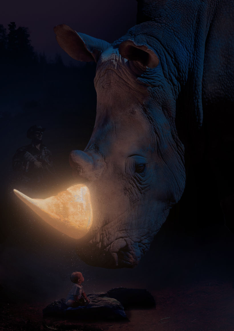 Image 02 : "Rhino Baby" [Final Image]