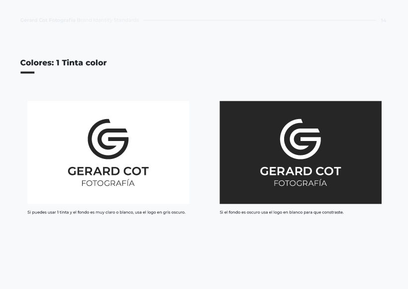 Gerard Cot Fotografía - Proyecto de logotipo para marca personal 16