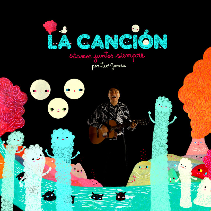 ilustraciones para video de La canción, Leo García
