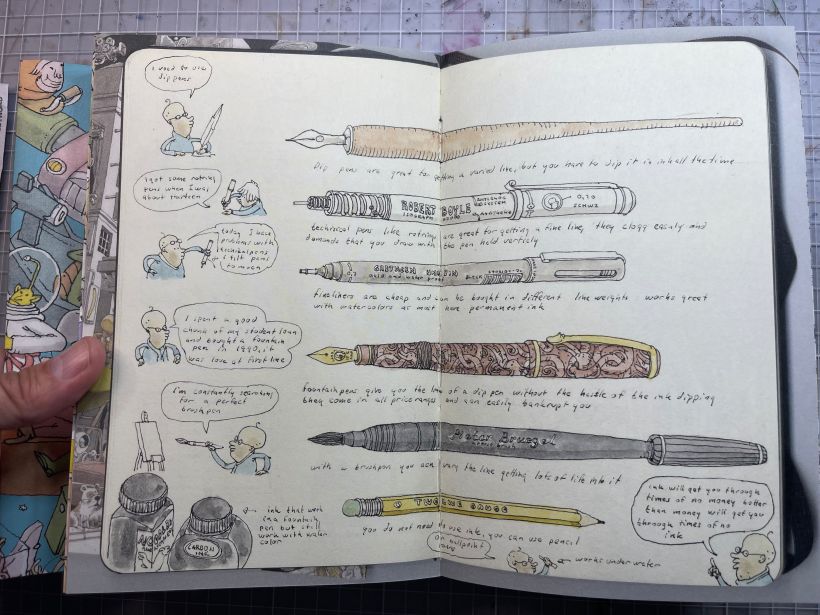 All in line – From the sketchbooks of Mattias Adolfsson, reprint 17