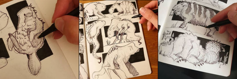 Sketchbook / Creature designs 9