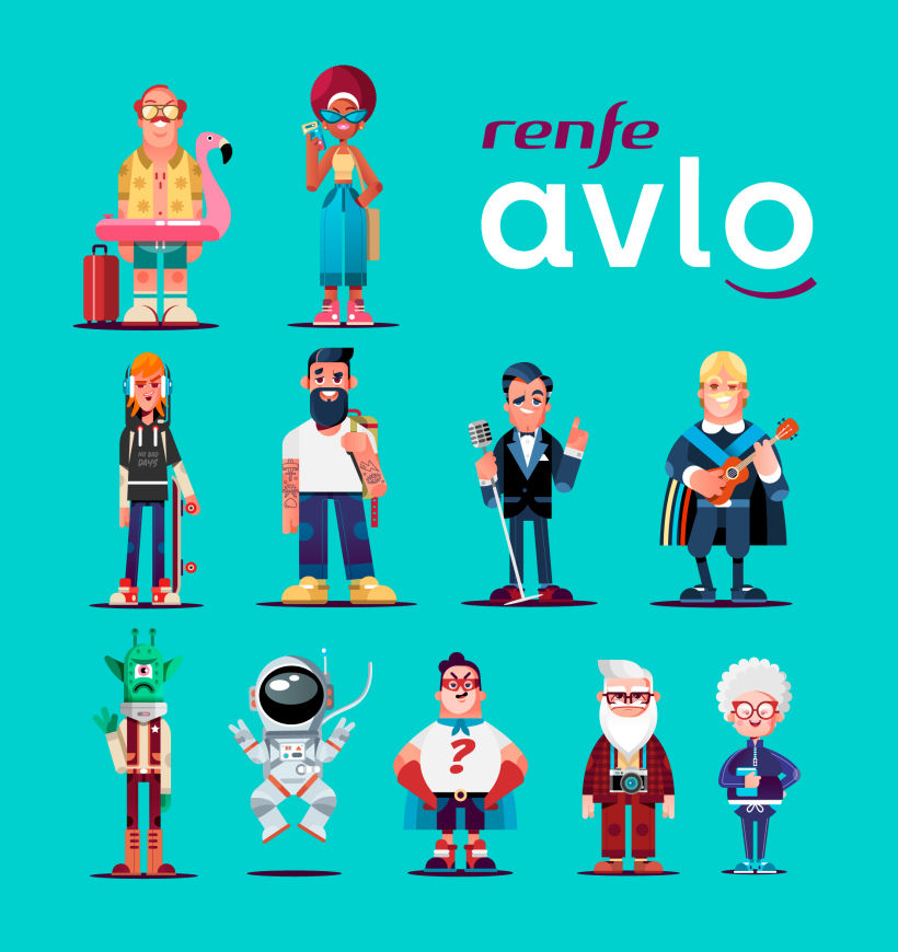 Personajes AVLO-RENFE 1