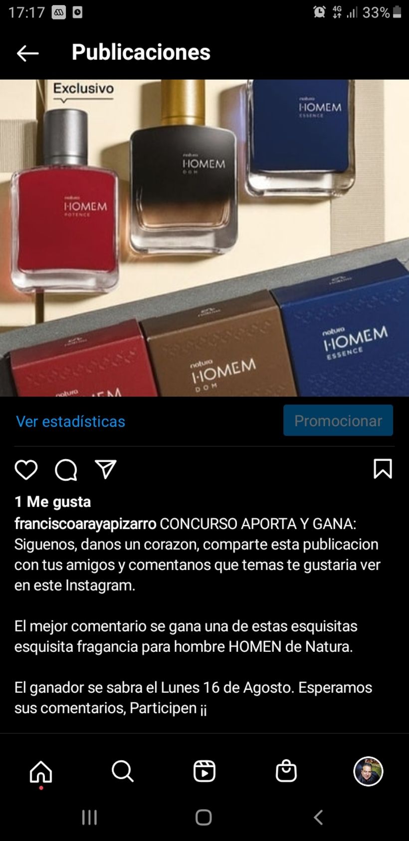 Mi Proyecto del curso: Estrategia de marca en Instagram (franciscoarayapizarro) 9