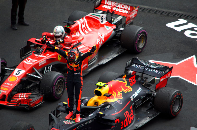 Max Verstappen, ganador del Gran Premio de México, 2019.