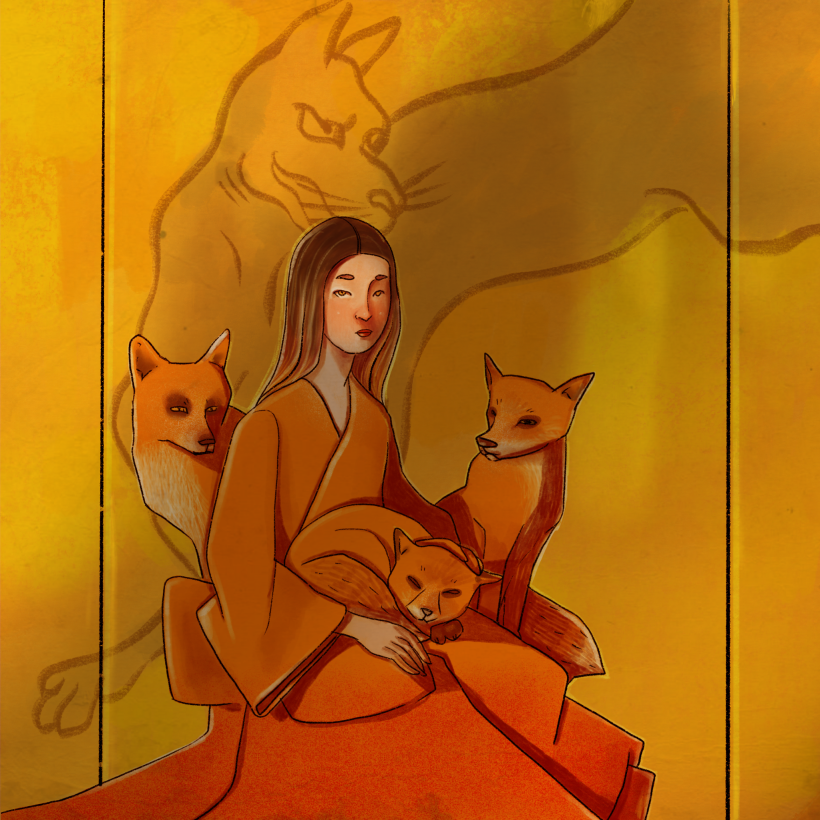 Kitsune. The japanese myth about women and foxes. 1