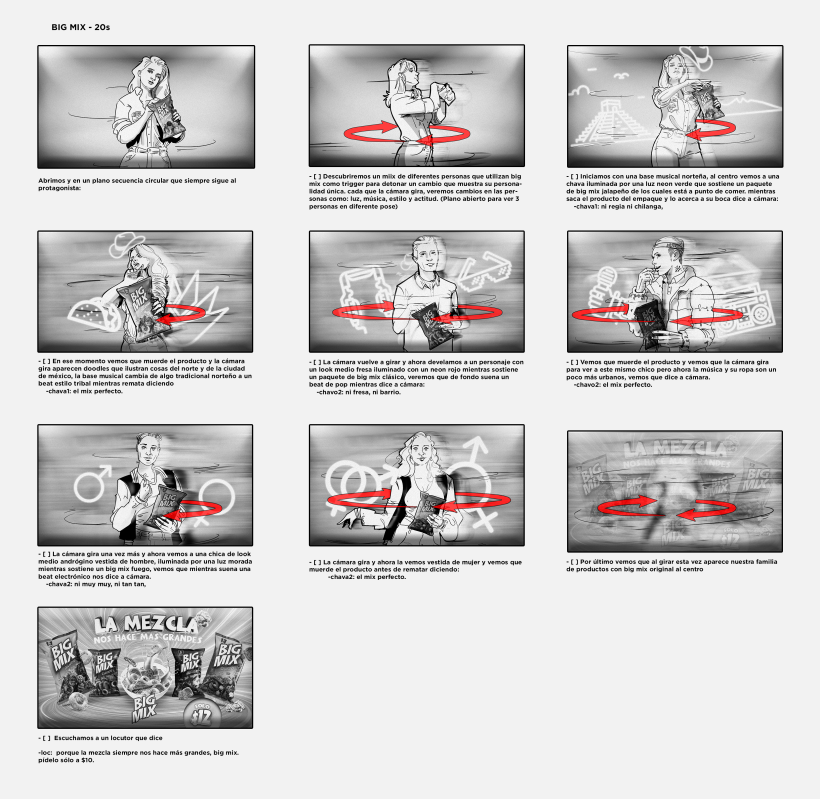 Mi Proyecto del curso: Ilustración de storyboards para cine y publicidad 2