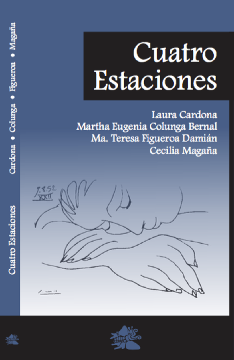La portada del libro Cuatro Estaciones, editado en 2016: un proyecto de cuatro amigas.