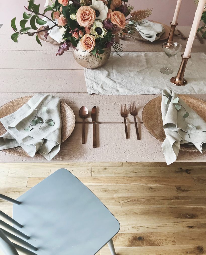 seasonal tabletop styling, instagram images, for Veuve Cliquot champagne  5