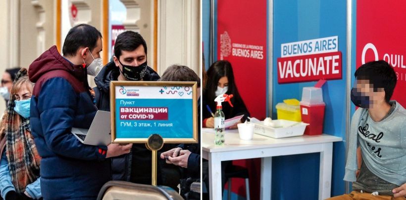 La pandemia Azul y magenta: por qué la grafica de las campañas de vacunación de Putin y Kicillof son tan parecidas 1