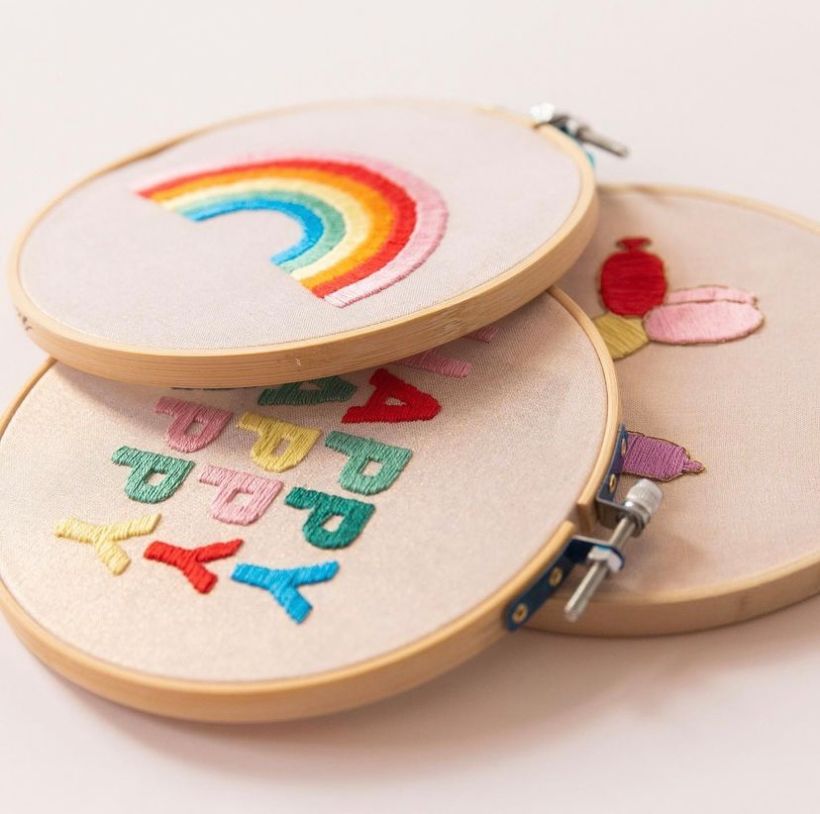 Oh Happy Day - Party Shop Embroidery Hoop Collaboration 3