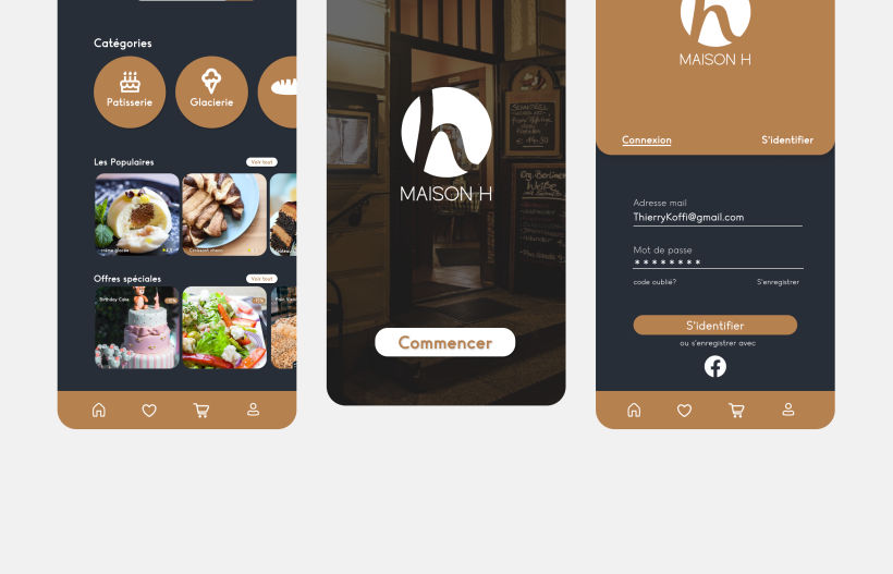 My Project - Mobile application for a Restaurant (Maison H) 2