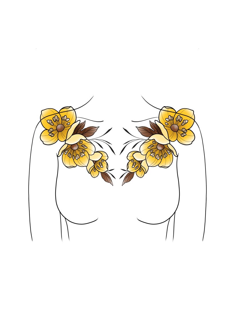 My final project - Botanical Chestpiece Design 1