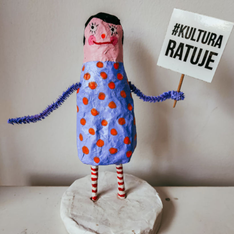 My project in Paper Mache for Beginners: Sculpt a Colorful Character course 1