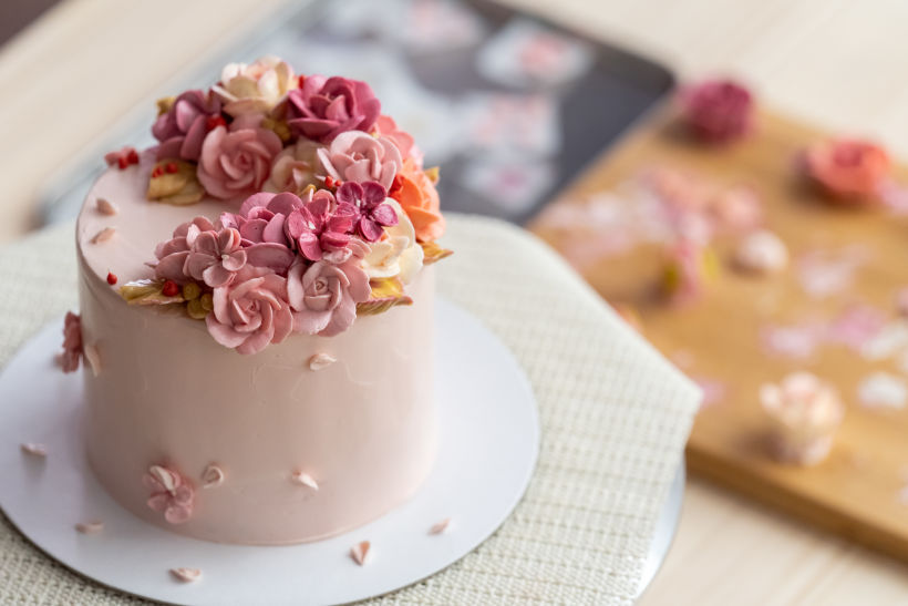 Princess Flower Cake - Amycakes Bakes