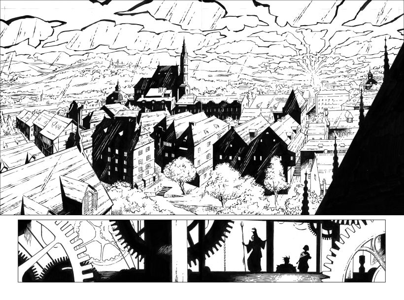 Double-page from 10 Lost Days