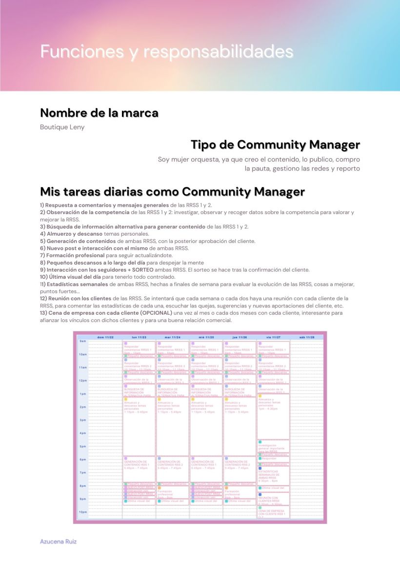 Mi Proyecto del curso: Introducción al community management 3