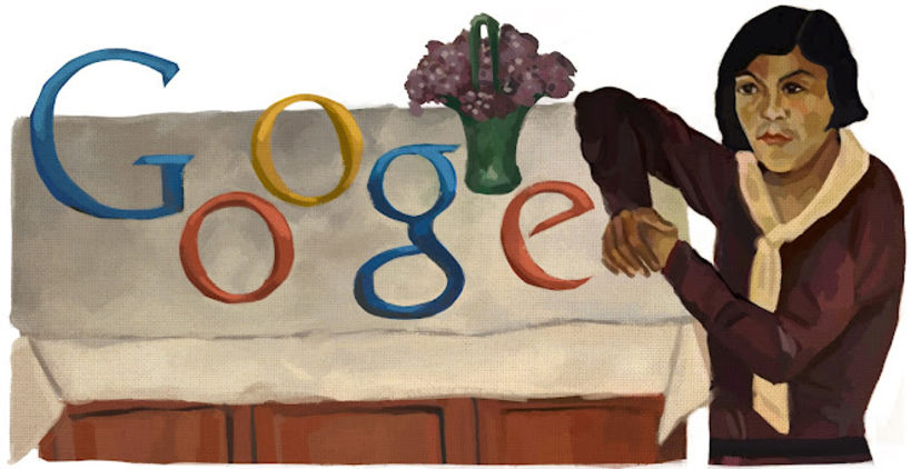 Aniversario 112 del nacimiento de María Izquierdo, 2014. Crédito: Google.