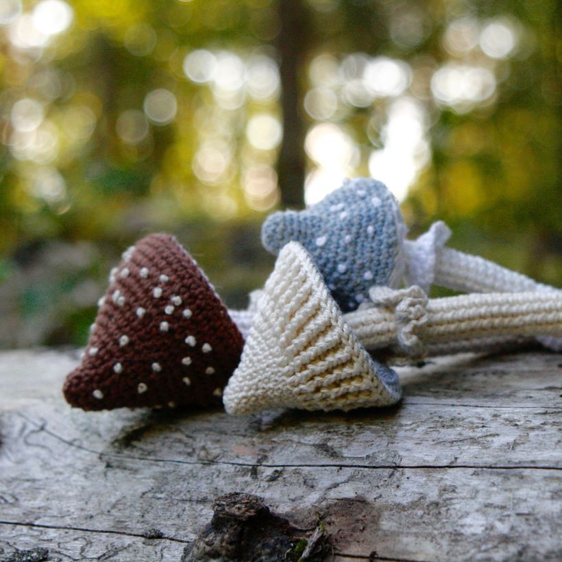 Crochet mushrooms 4
