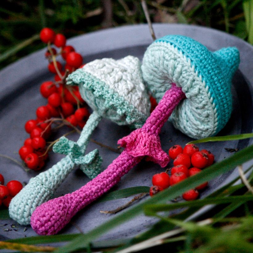 Crochet mushrooms 5