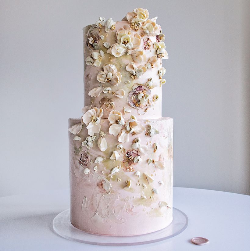 Buttercream textures and flowers