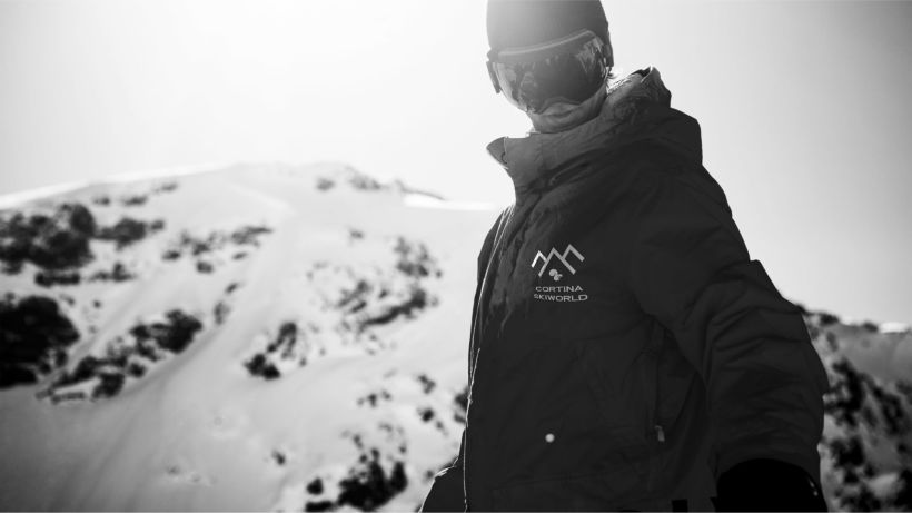 Cortina Skiworld brand identity 2