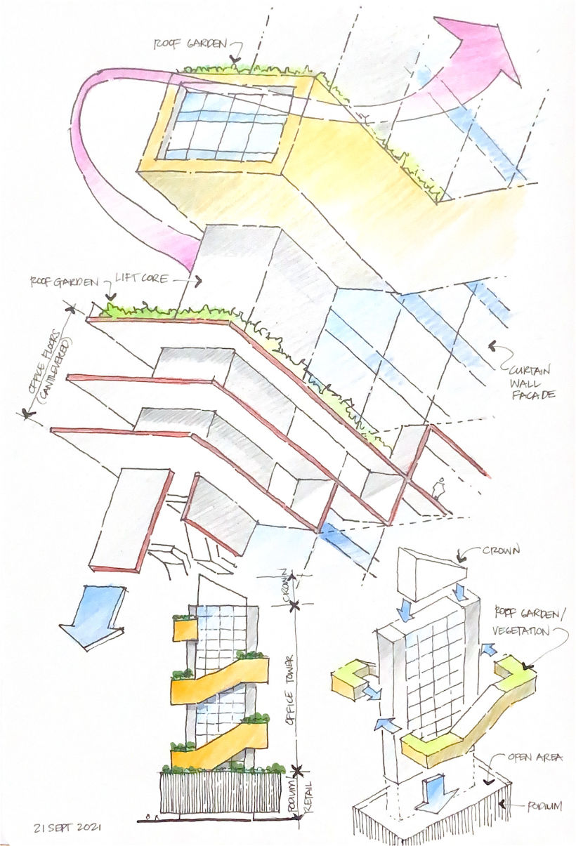 My project in Architectural Drawing: From Imagination to Conceptualization course 1