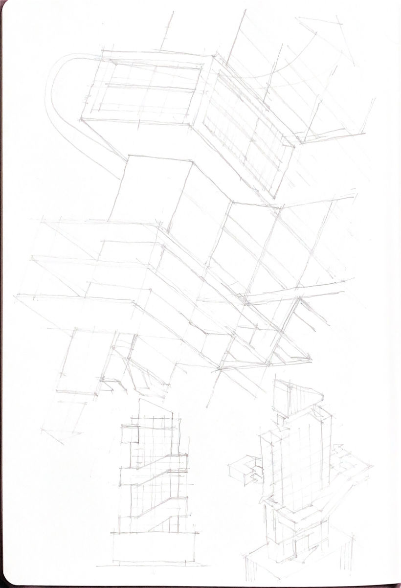 My project in Architectural Drawing: From Imagination to Conceptualization course 3