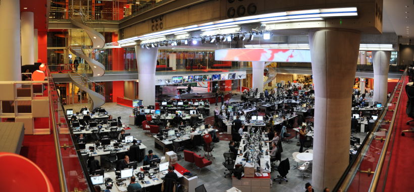 The BBC Newsroom