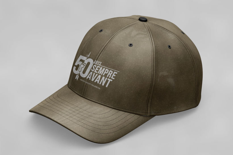 Re-diseño Marca para 50 aniversario Grupo Scout 5