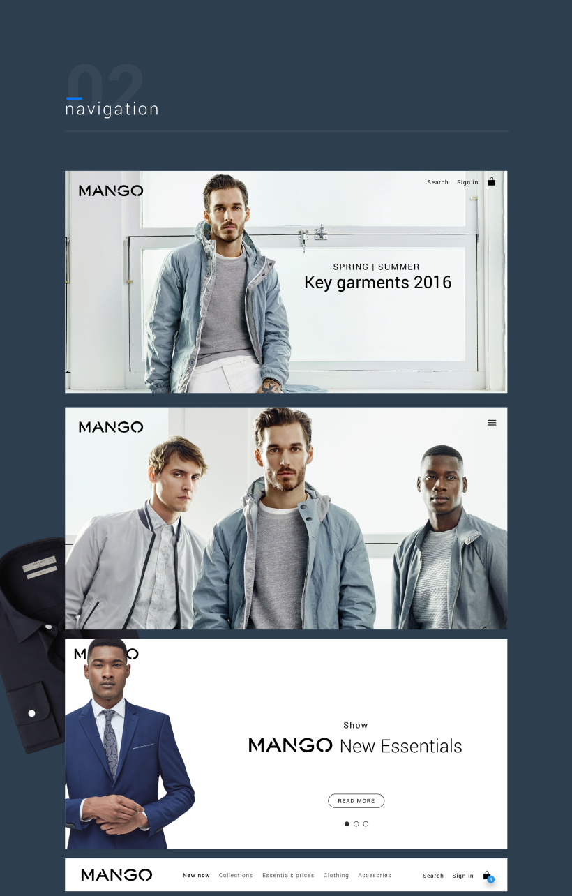 MANGO - UI KIT & Redesign 3