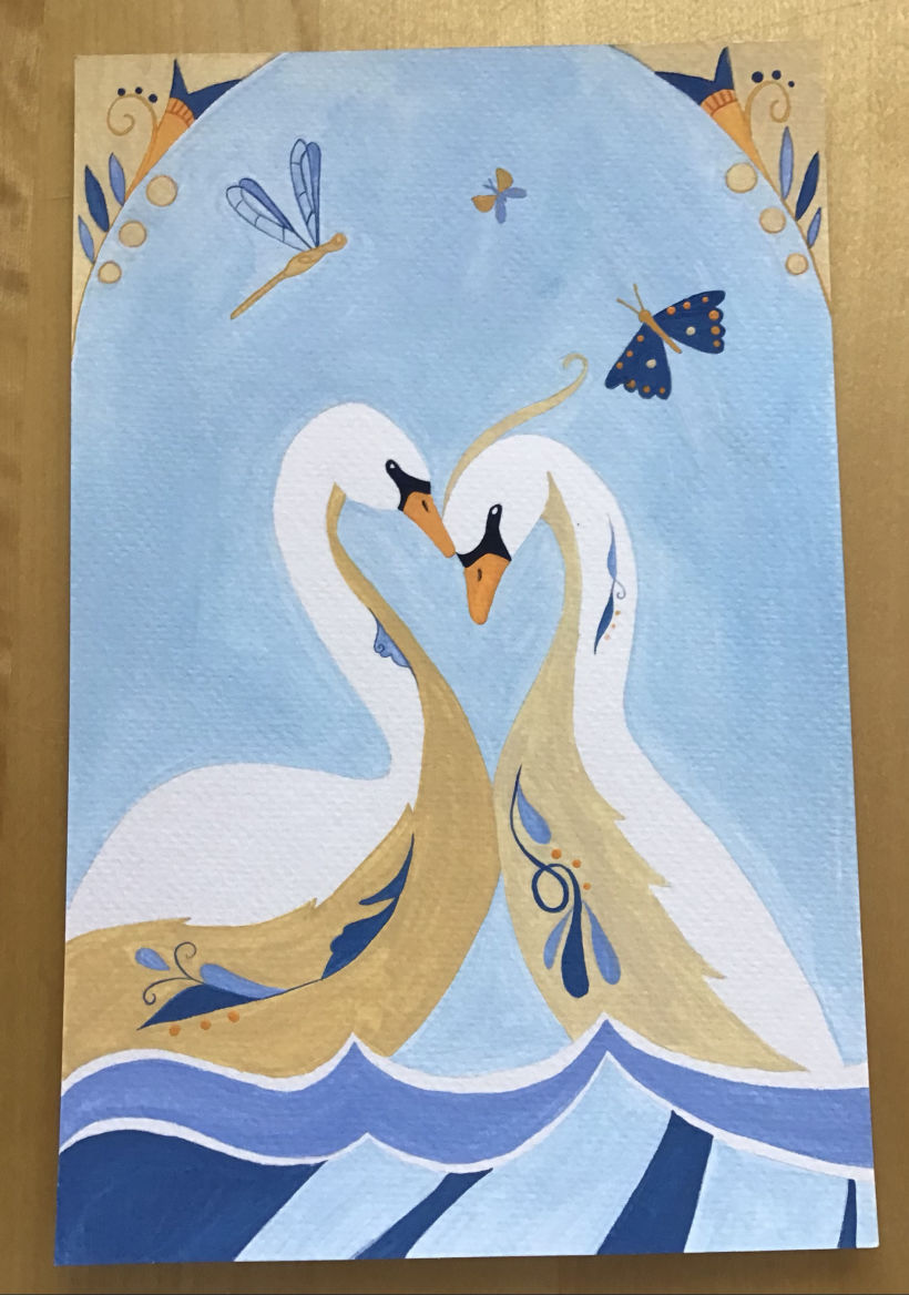 My project in Painting with Gouache: Create Poetic Illustrations course 4