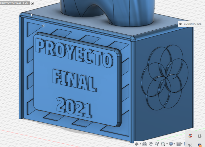 Mi Proyecto del curso: Introducción al diseño e impresión en 3D 1