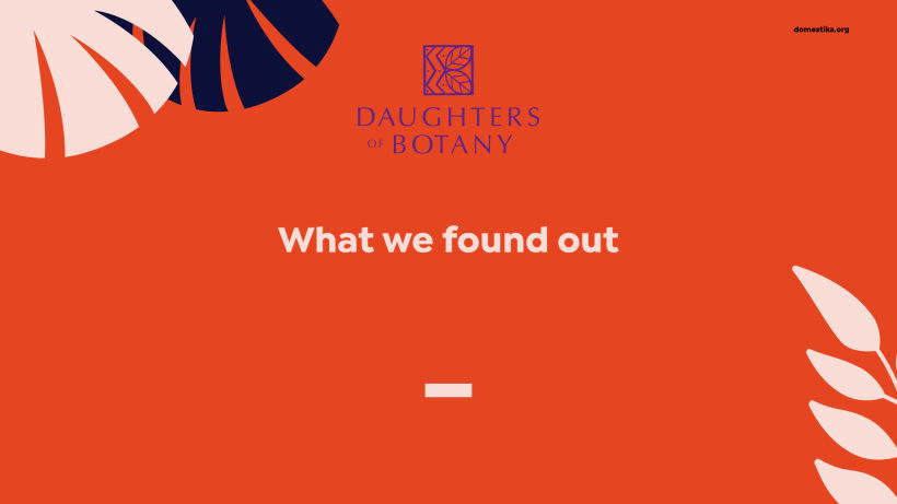 Le projet final de mon cours : Daughters of Botany  9