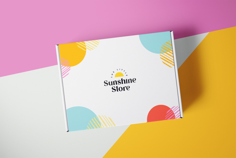 Brand packaging created for The Little Sunshine Store