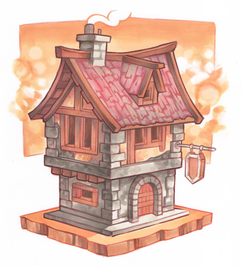 Little House (Markers) 2