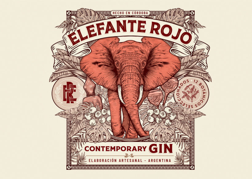 Elefante Rojo /// Gin Artesanal cordobés 🐘🇦🇷 1