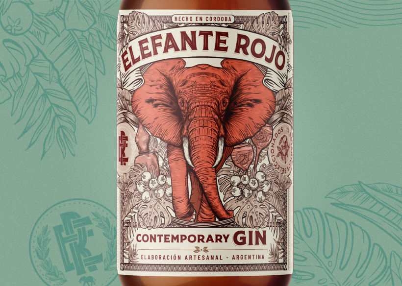 Elefante Rojo /// Gin Artesanal cordobés 🐘🇦🇷 5