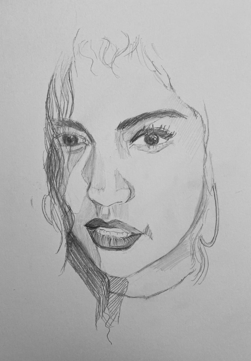 Mi Proyecto del curso: Sketchbook de retrato: explora el rostro humano 2