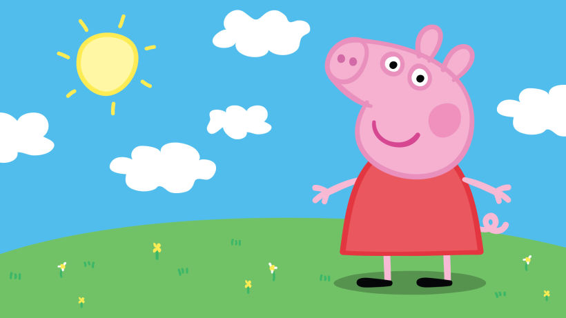 Peppa Pig wears a red dress to demonstrate her "fiery" nature. Image credit: Peppa Pig