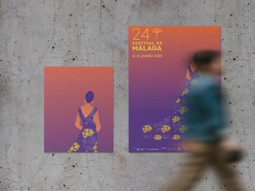 Propuesta cartel del Festival de Málaga 2021 1