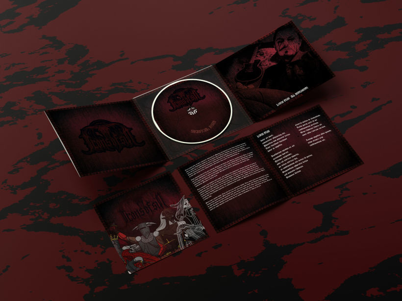 ICONS OF SIN, Diseño portada para CD 4