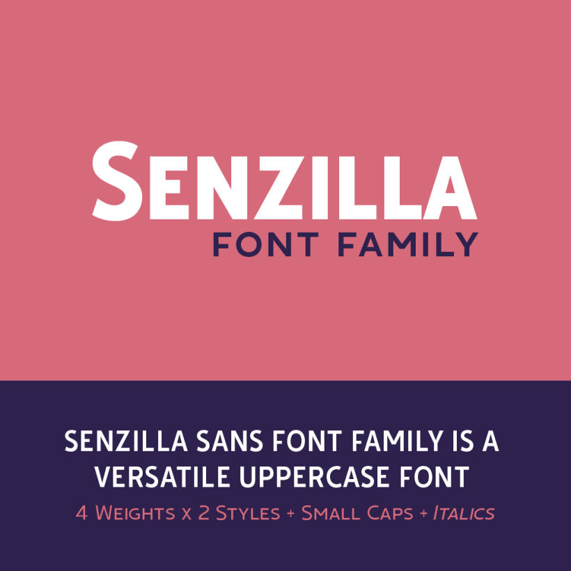 Senzilla Sans Font Family 1