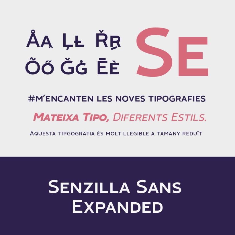 Senzilla Sans Font Family 4